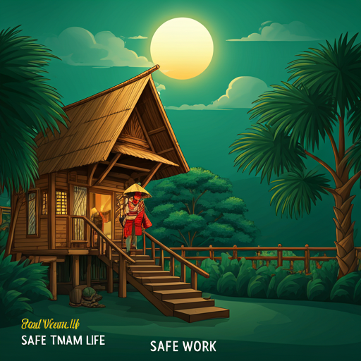 Apartment interior in Vietnam