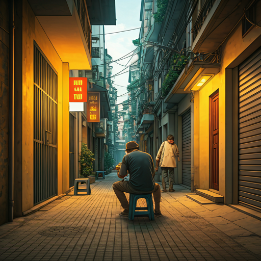 Apartment interior in Vietnam
