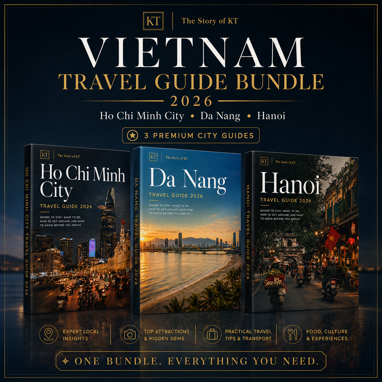 Vietnam Travel Guide Bundle 2026 promo cover, launch sale $9.99